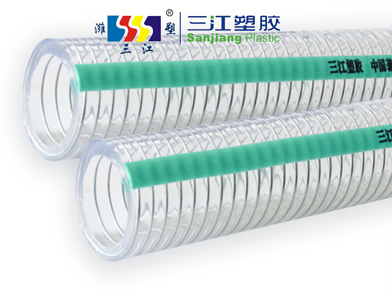 PVC Steel Wire Spiral Ring Netting Water Hose Pipe - China Steel