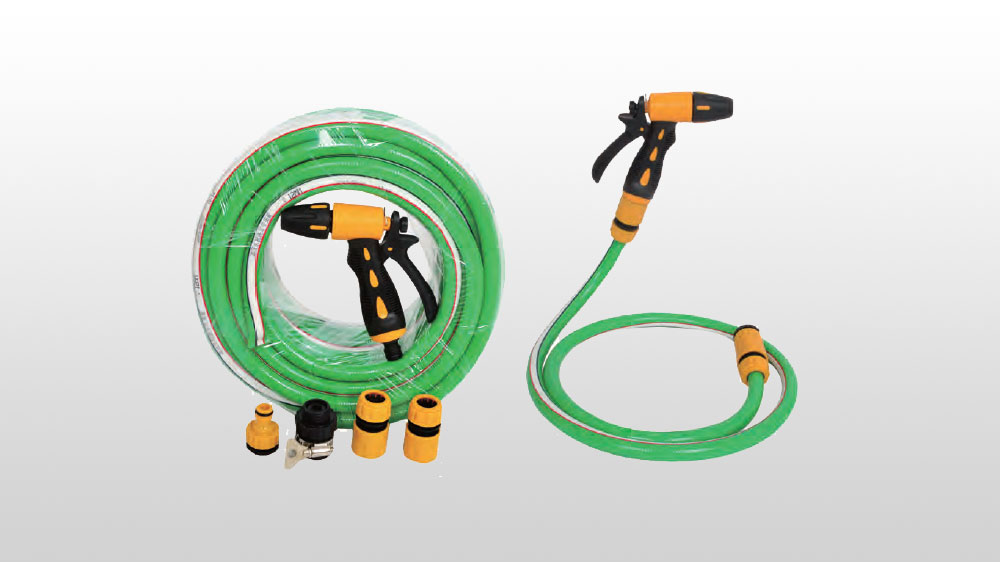 PVC高强度涤纶纤维增强洗车管